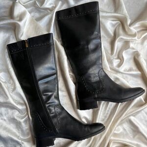 Elegant Black Leather Ankle Boots
